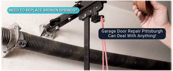 Broken Garage Door Spring Pittsburgh